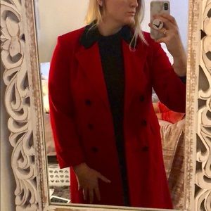 Vintage Designer 100% Wool Pea Coat